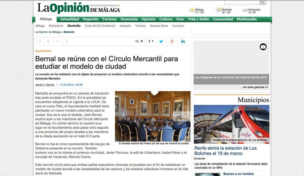 La Opinión de Málaga – Gabinete Comunicación