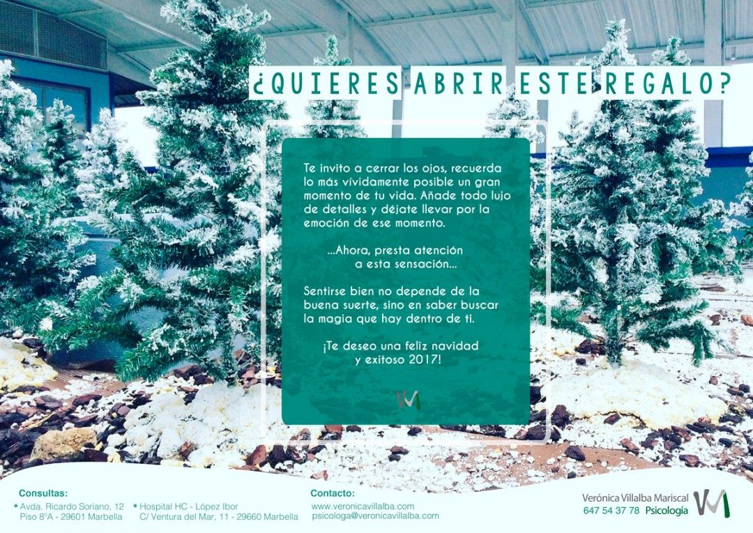 Tarjeta Navideña Gabinete Psicología