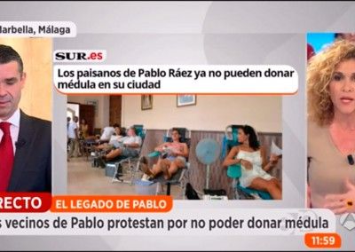 Aparición en Antena 3